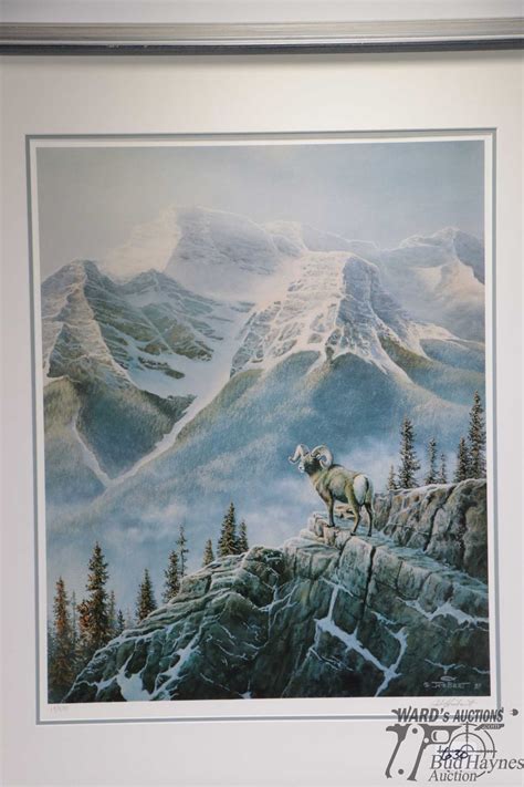 Framed limited edition print untitled pencil signed by artist John