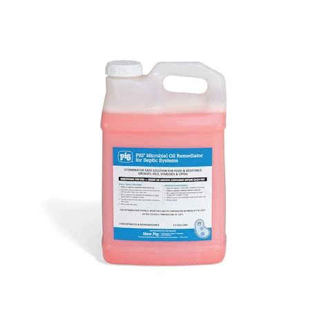 Pig Microbial Oil Remediator For Septic Systems Remediator Gal