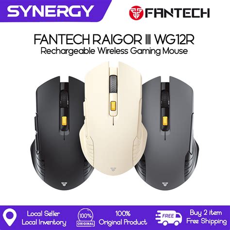 Fantech Gaming Mouse Raigor Iii Wg R With Ghz Wireless Connection