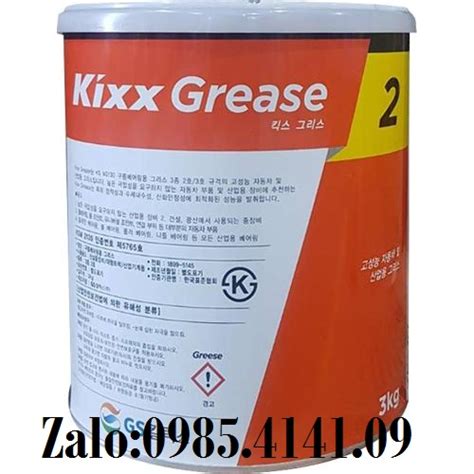 Kixx grease therma 2 mỡ NLGI 2 đến từ Hàn Quốc - Nhà phân phối dầu mỡ ...
