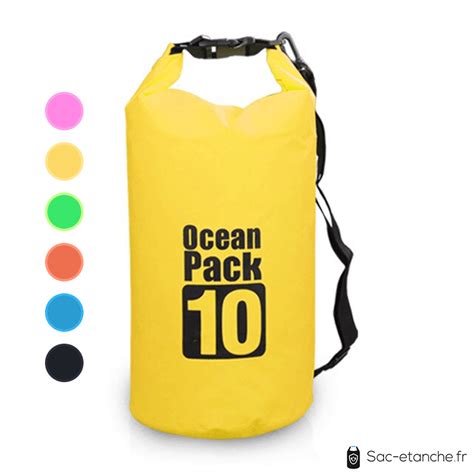 Ocean Pack Sac Étanche et Résistant à l Eau 5L 5 couleurs au choix