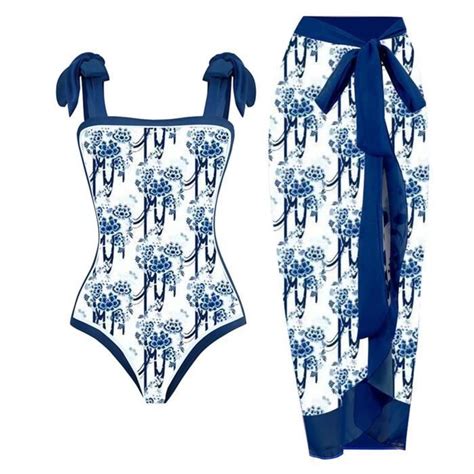 Maillot De Bain Une Pi Ce Bikini Maxi Robe Deux Pi Ces En Mousseline Lacets Blanc A Blanc