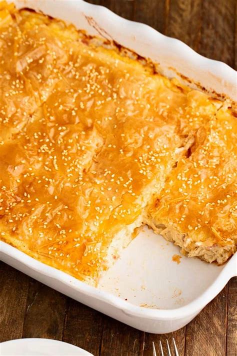 Greek Chicken Pie Recipe Kotopita My Greek Dish