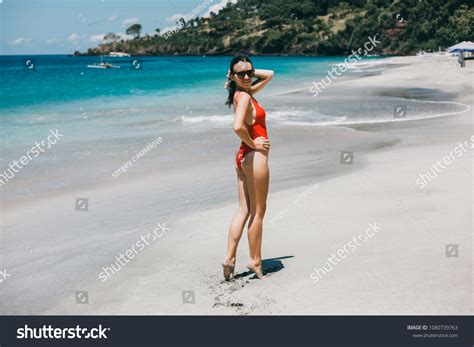 Happy Beach Sexy Bikini Body Woman Stock Photo 1080739763 Shutterstock