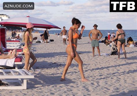 Anastasia Karanikolaou Stassi Shows Off Her Curves In A Bikini On The Beach In Miami AZNude