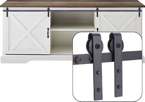 Quincaillerie Kit De Rail Pour Porte Coulissante Systeme Double Porte