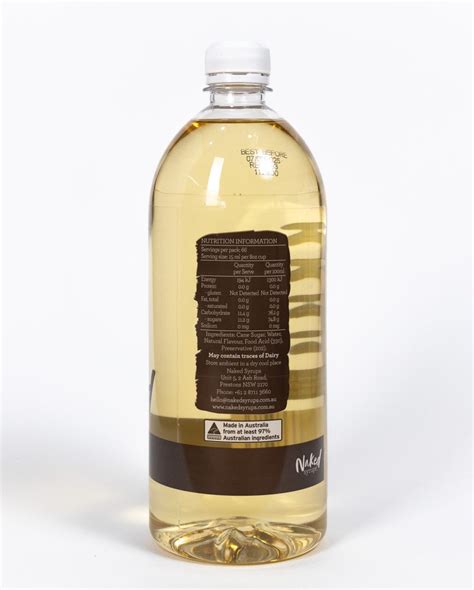 Naked Syrups Vanilla Flavouring Ltr Grand Central Coffee