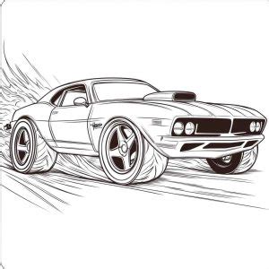 Coloriages Voitures Hot Wheels Et Dessins Gratuits Imprimer