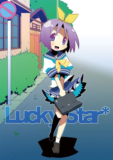 Hiiragi Tsukasa Lucky Star Drawn By Hamamoto Ryuusuke Danbooru