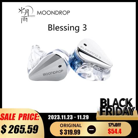 moondrop blessing  ear earphones dd ba hybrid triple range