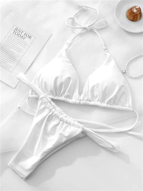 Sexy Micro Bikini Swimwear Bandage Woman Swimsuit Female Thong Bikinis Set Piece Women