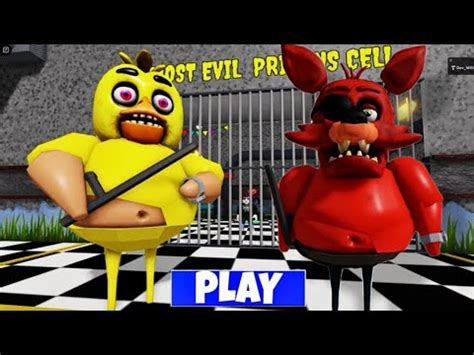 Roblox FNAF CHICA BARRY S Vs FOXY BARRY S PRISON RUN OBBY YouTube