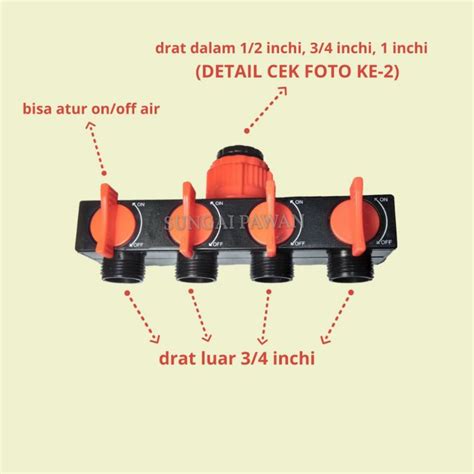 Jual Sambungan Connector Konektor Pipa Kran Keran Drat Dalam 1 2 3 4