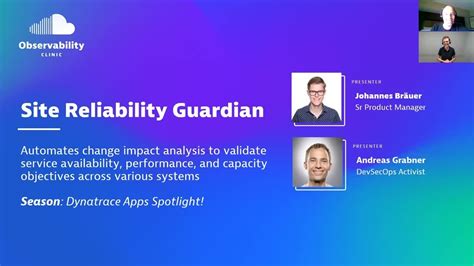Site Reliability Guardian Srg Dynatrace App Spotlight Youtube