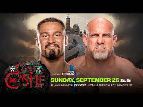 FULL MATCH Goldberg Vs Bron Breakker WWE Clash At The Castle 2022