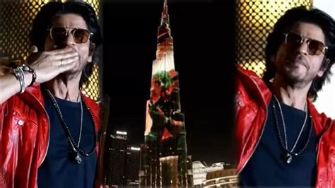 Jawan Fever Grips Dubai Movie S Trailer Lights Up Burj Khalifa Shah