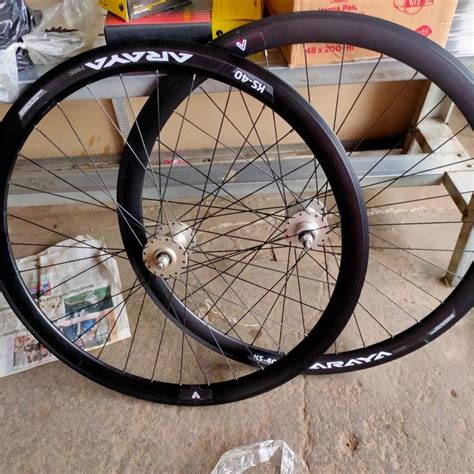 Jual Wheelset Araya Ks Fixie Doltrap Hitam Shopee Indonesia