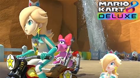 Mario Kart 8 Deluxe Rosalina Gameplay Double Cherry Cup Dlc Wave 5 Youtube