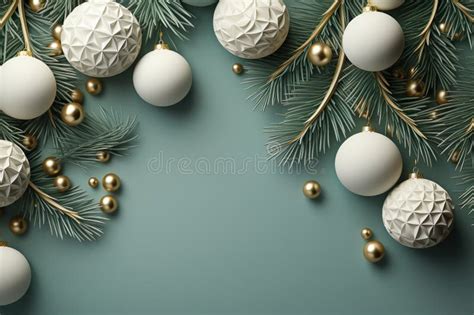 Christmas Elegant Aesthetic Banner Green Viridian Background Xmas