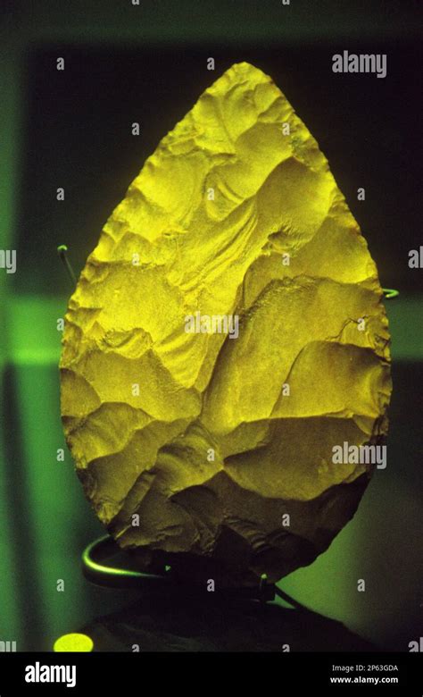 Barcelona Museum Of The Science Cosmocaixa Half Paleolithic Tool