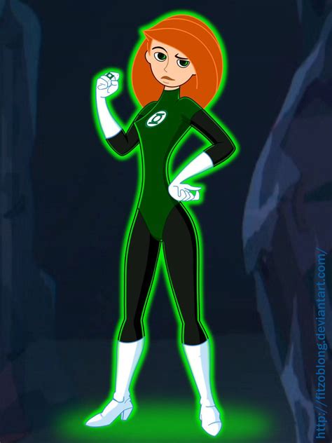 Kim Possible As Green Lantern By Fitzoblongdeviantart Kim Possible