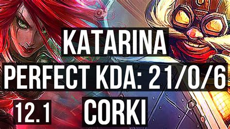 Kata Vs Corki Mid Legendary Quadra Solo Kills M