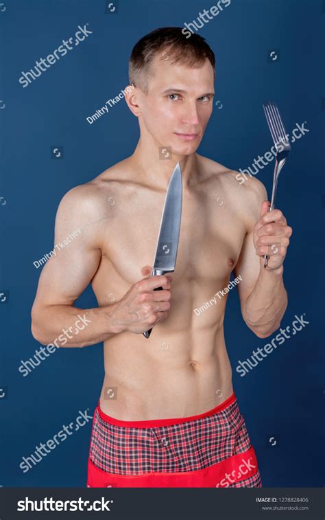 Handsome Sexy Chef Apron On Naked Stock Photo Shutterstock