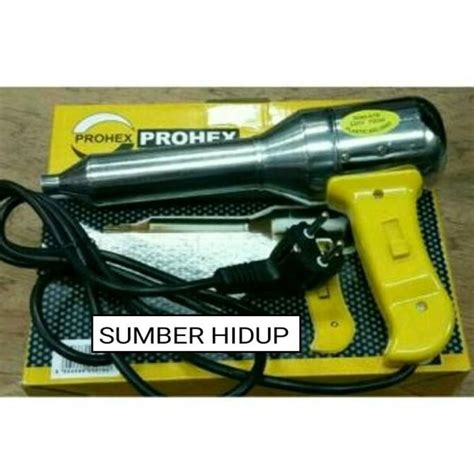 Jual Mesin Las Plastik Prohex Pvc Plastic Welding Gun Heat Gun Hot Gun Sumberh Kualitas Baik