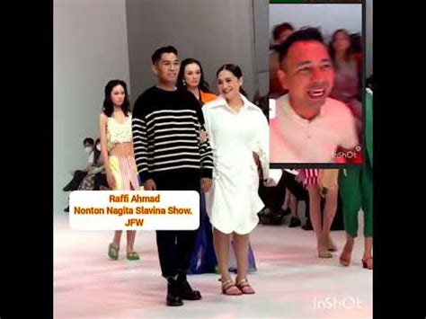 Begini Kelakuan Raffi Ahmad Ketika Nagita Slavina Lagi Fashion Show JFW