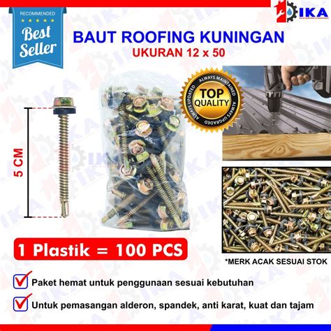 Jual Baut Baja Ringan L Baut Skrup Baja Ringan 12 X 50 5cm Harga