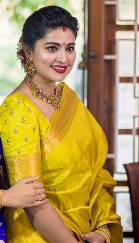 Party Wear Saree In Yellow With Yellow Border Rsm Silks Online