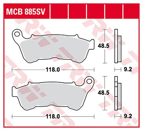 TRW TRW Bremsbeläge Carbon Performance Comfort PC