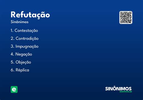 O Que Significa Refutação - Refutação - Significado e Sinônimo - escreva.ai