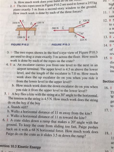 Solved The Two Ropes Seen In Figure P Are Used To Lower Chegg