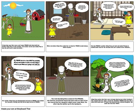Alamat Ng Pinya Storyboard By 6685ddfa