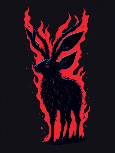 Premium Ai Image Occult Red Logo Illustrations