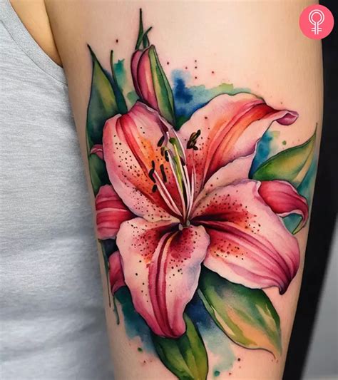 Top 8 Beautiful Stargazer Lily Tattoo Ideas And Designs