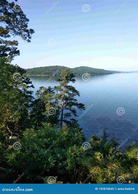 Lake Ouachita in Arkansas stock image. Image of nature - 192810645
