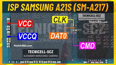Samsung Galaxy A21s A217f Isp Emmc Pinout Test Point