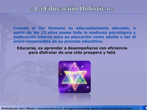 La Educacion Holistica Ppt