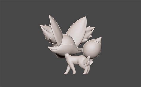 Archivo Stl Pokemon Fennekin Evolution Pack Plan Para Descargar Y