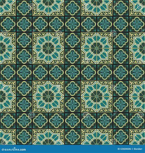Vector Ornamental Tiles Stock Vector Illustration Of Pavement 63684686