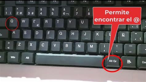 encuentra el arroba  en tu teclado youtube