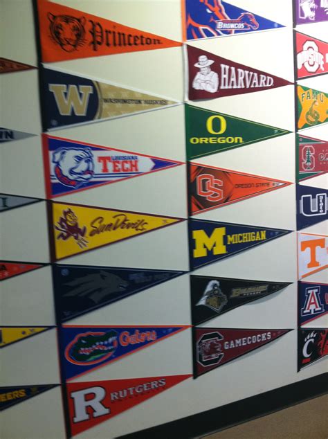 College Pennants Template