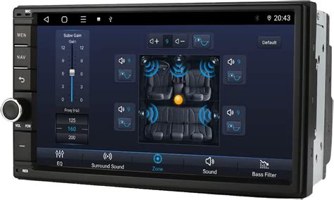 Hizpo 2din Android 10 Universal Autoradio 7 Zoll Multimedia Mit Apple