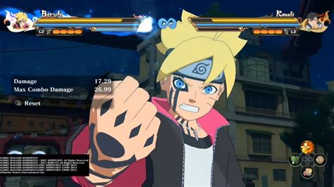 Boruto Karma Moveset Combos Naruto X Boruto Ultimate Ninja Storm