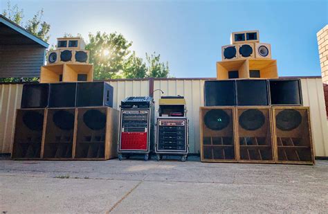 Jamaican Sound System Speaker Boxes