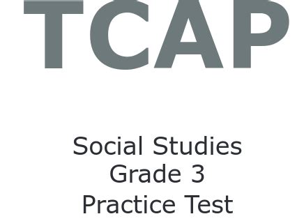 Tcap Social Studies Practice Test