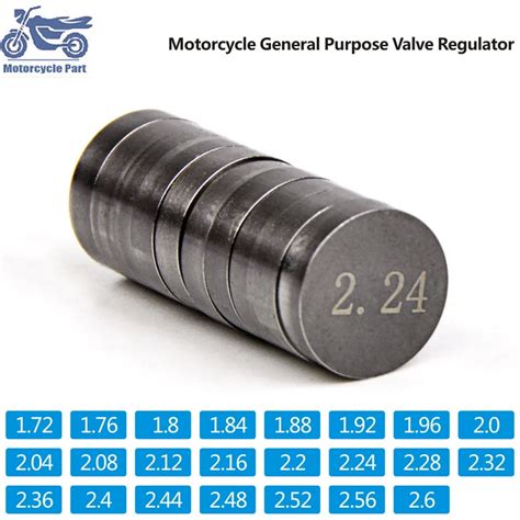 Motorcycle Valve Pad Shims Diameter Mm Thickness Mm Mm