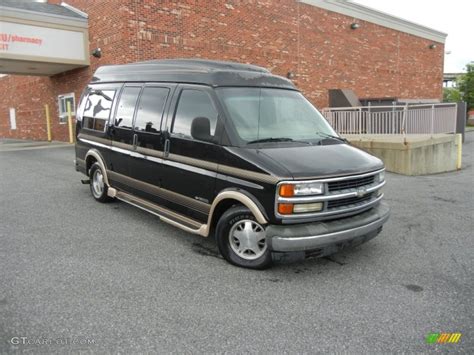 1999 Black Chevrolet Express 1500 Passenger Conversion Van 67962051 Photo 6